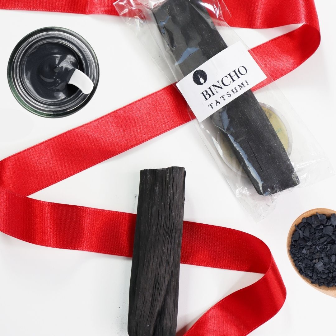 One Kishu Bincho-tan charcoal stick (trial size)