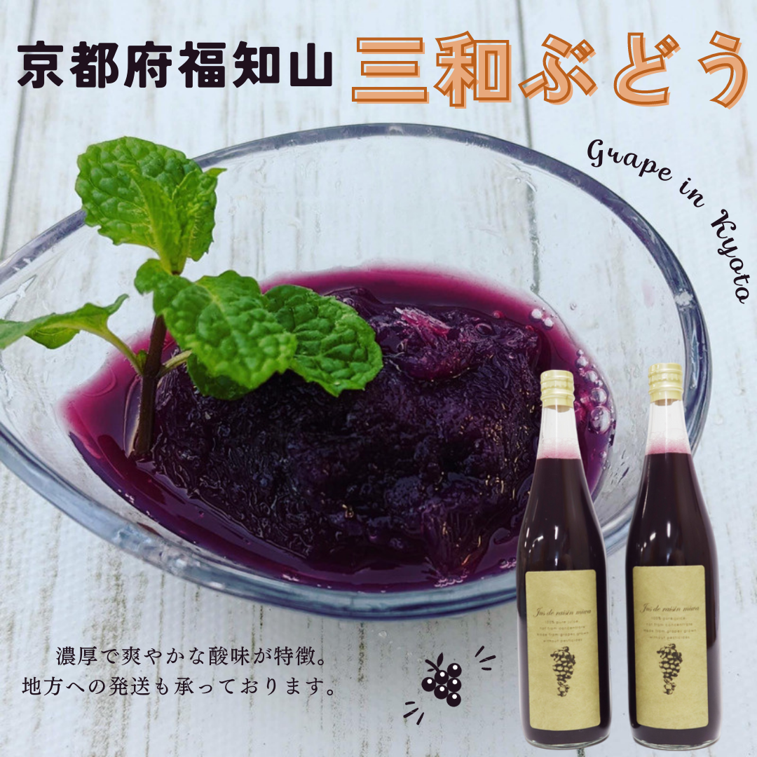 三和ぶどうジュース 2本セット【朔】