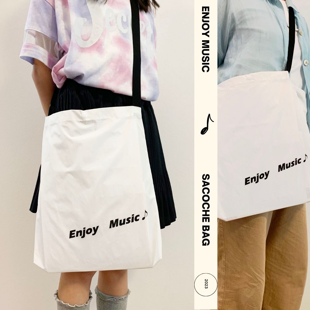 Eco サコッシュ「Enjoy music」