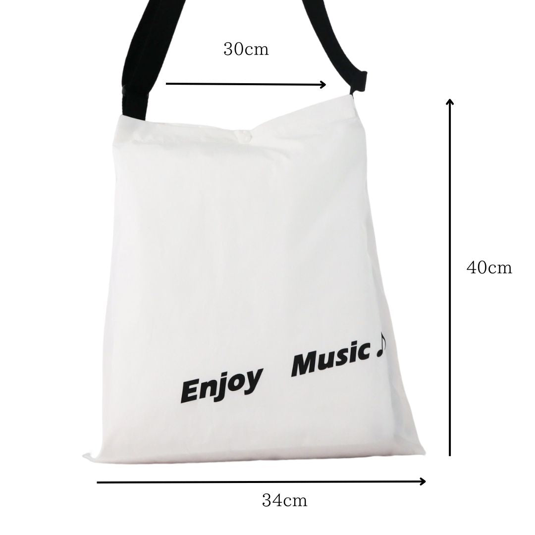 Eco サコッシュ「Enjoy music」