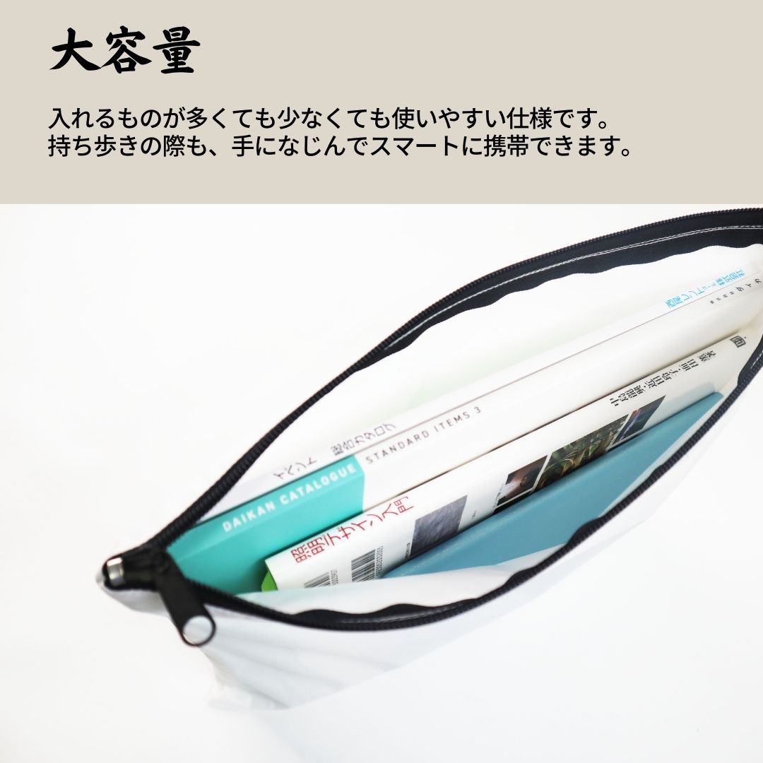 Eco A4サイズポーチ「Enjoy music」