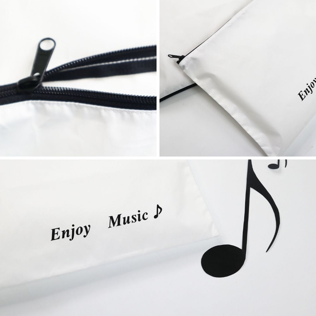Eco A4サイズポーチ「Enjoy music」