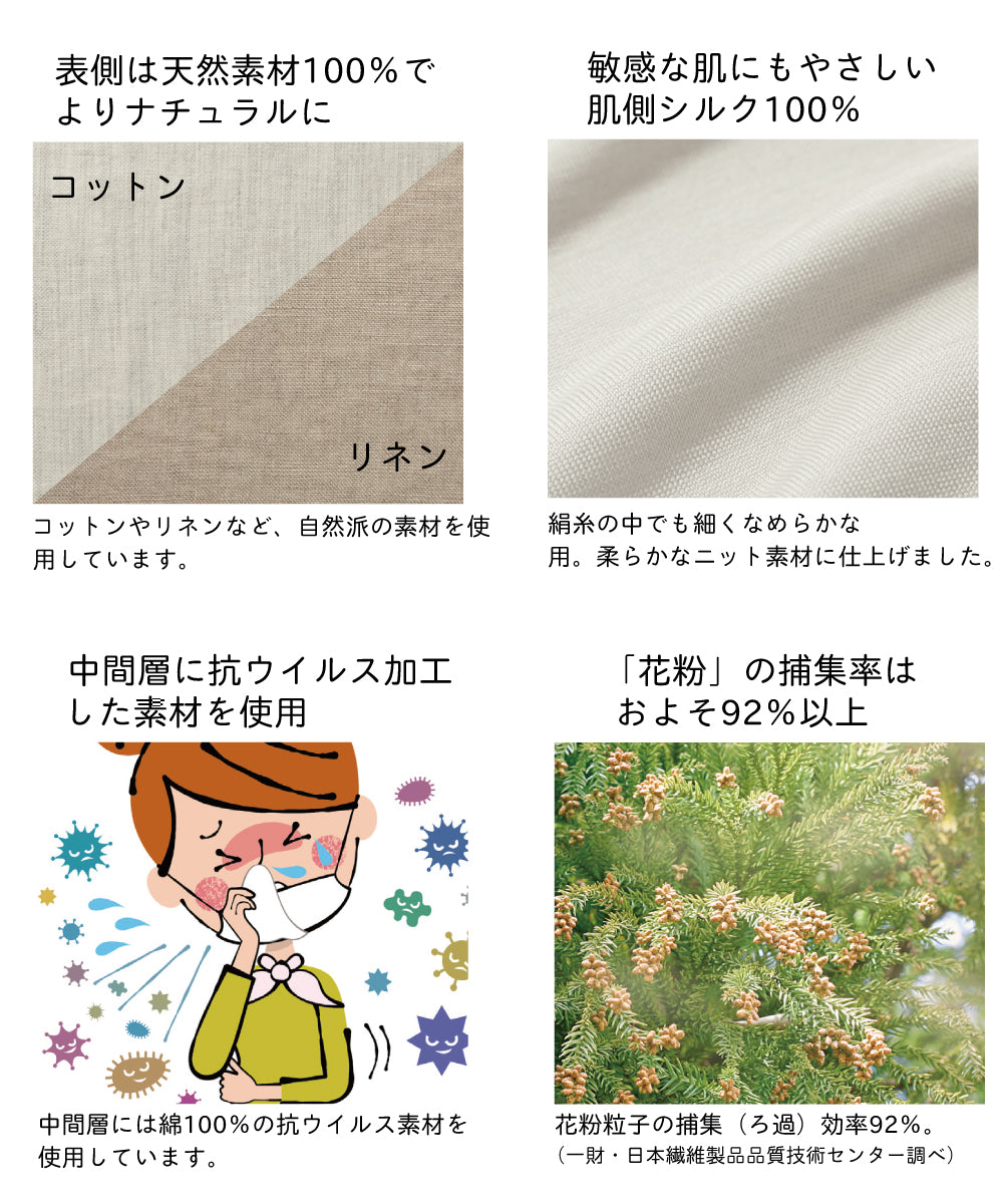 Fabric Care Mask, Organic Cotton Type, 2-Pack